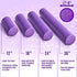 Yes4All EPP Exercise Foam Roller – Extra Firm High Density Foam Roller – Best for Flexibility and Rehab Exercises (12 inch, Purple)