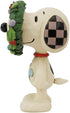 Enesco Peanuts by Jim Shore Snoopy in Wreath Mini Figurine