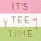 It's Tee Time Cocktail Napkins - Fun Golf Design, Party Supplies, 16 Beverage Napkins
