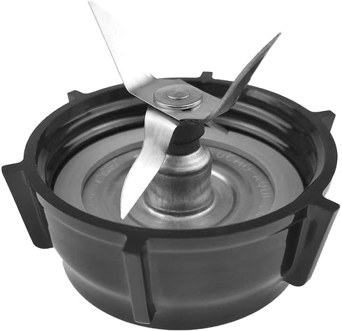 Blender Replacement Parts Compatible with Oster Blender Ice Blades ABS Plastics Base Stainless Steel Ice Blade and Two Rubber O Ring Seal Gasket,Compatible with Oster Osterizer Blender Accessories