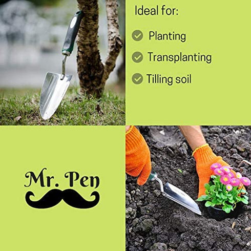 Mr. Pen- Trowel, Garden Trowel, Stainless Steel, Small Shovel, Heavy Duty, Rust Resistant, Garden Shovel, Hand Shovel, Garden Spade, Gardening Shovel, Trowel Garden Tool, Hand Trowel, Potting Shovel