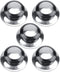 Yosoo 5Pcs Pot Pan Lids Knob Lifting Handle,Heat-Resistant Home Kitchen Cookware Replacement Parts,Bakelite Metal Black Silver