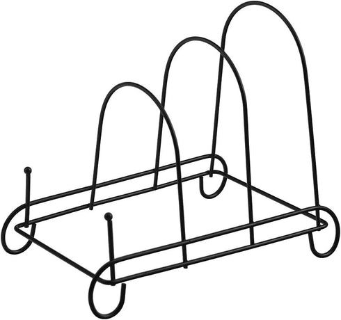 Artliving 3-Tier Metal Scrollwork Dish Rack Plate Rack Display Stand Holder Cabinet Organizer Set of 2