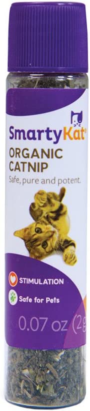 SmartyKat Certified Organic Catnip Tube, 0.7 oz