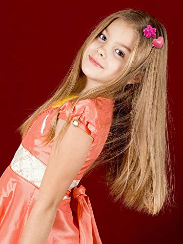 100 Pieces Girls Hair Barrettes Self Hinge Plastic Toddler Kids Baby Hair Barrettes Clips Multi Cute Selection Cartoon Design Hair Pin accessories for Girl (Butterfly, Plum Blossom, Bow, Heart-shaped)