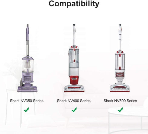 QINAN Vacuum Cleaner Parts Replacement Wheels for Shark Navigator Lift Away NV350, NV351, NV352, NV355, NV356e, NV500, NV501, NV502 NV42 NV22 NV31 NV70 More ?3 Pairs?