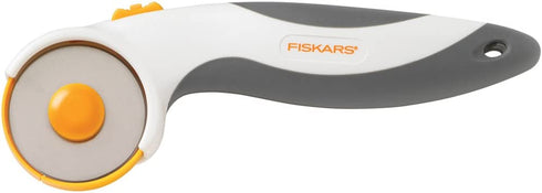 Fiskars 01-005828 Titanium Comfort Stick Rotary Cutter, 45 mm , White