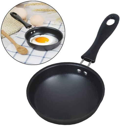 Frying Pan Small One Egg Pancake Round Mini Non Stick Fry Pan 4.7-inch mini cast iron skillet