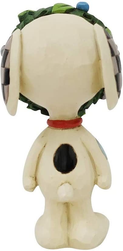 Enesco Peanuts by Jim Shore Snoopy in Wreath Mini Figurine
