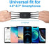 VUP Wristband Phone Holder, 360° Rotatable Forearm Armband for iPhone 14/13/Pro Max/Pro/Mini/12/11/SE 2020/Xs/XR/X/8/7/Plus, Fits All 4-6.7 Inch Smartphones, Great for Hiking Biking Running (Black)