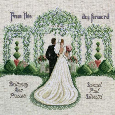 Janlynn Counted Cross Stitch Kit, From This Day Forward