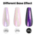 RARJSM Pearl Gel Nail Polish, Mermaid Nailpolish Shell Glimmer Shiny Shimmers Gel Polish Purple Sparkle Shiny Clear Pastel Nail Gel UV LED Curing Required 1Pcs 7.5ML