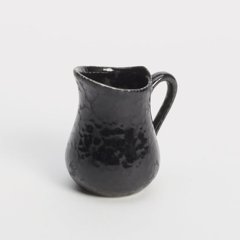 American Metalcraft PBBL2 Artisanal Porcelain Bell Creamer, Black, 2 1/2-Ounce