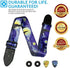 Van Gogh "Starry Night" Guitar Strap Christmas Gift Includes 2 Strap Locks & 2 Matching Picks. Adjustable Guitar Strap - Stocking Stuffer for Men Women Guitarist for Bass, Electric & Acoustic