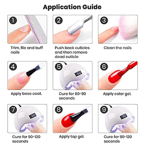 RARJSM Translucent Sheer Pink Gel Nail Polish LED UV Gel Soak Off Clear Pink French Manicure Nude Pink Jelly Nail Gel Polish Varnish Curing Requires 1pcs 15ml for Home Salon Nail Art DIY