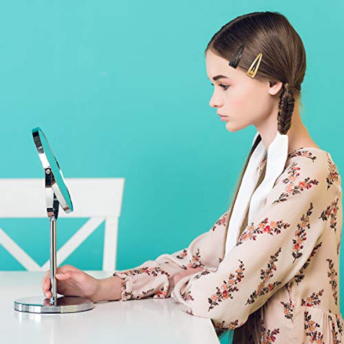 30 Pieces Double Grip Hair Clips Metal Snap Hair Barrettes for Women Girls Hair Making (Black)