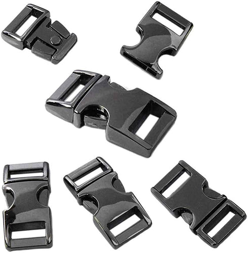 Metal Side Release Buckle for Paracord Bracelet Parachute 550 Cord Pets Straps Harness Bag Backpack Webbing Sewing