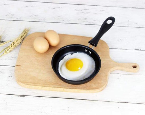 Frying Pan Small One Egg Pancake Round Mini Non Stick Fry Pan 4.7-inch mini cast iron skillet