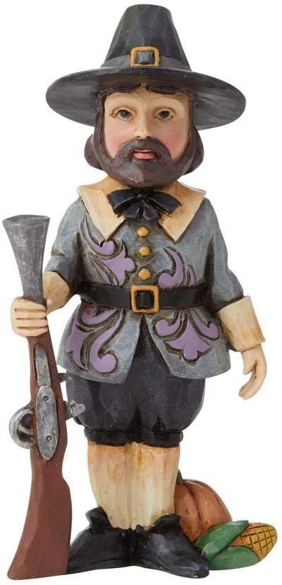 Enesco Jim Shore Heartwood Creek Harvest Pilgrim Mini Figurine