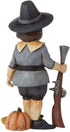 Enesco Jim Shore Heartwood Creek Harvest Pilgrim Mini Figurine