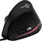 ZLOT Wired Vertical Mouse,Ergonomic Design USB LED Optical Mouse with 6 Buttons and 4 Adjustable Sensitivity 1200/1600/2400/3200 DPI for Office, Gaming, PC, Computer,Laptop,Desktop,Black …