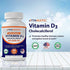 2 Pack - Vitamatic Vitamin D3 50,000 IU (as Cholecalciferol), Once Weekly Dose, 1250 mcg, 60 Veggie Capsules 1 Year Supply, Progressive Formula Helping Vitamin D Deficiencies (Total 120 Veg Capsules)