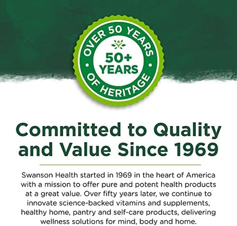 Swanson Zinc Carnosine (PepZin GI) - Natural Supplement Promoting Gastric Health & Digestive Support - Supports Microbial Balance in The Stomach - (60 Capsules)