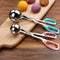Meat Baller, 2 PCS None-Stick Meatball Maker with Detachable Anti-Slip Handles, Stainless Steel Meat Baller Tongs, Cake Pop, Ice Tongs, Cookie Dough Scoop for Kitchen (1.38"&1.78")