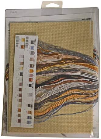 Dimensions 70-35301 Max the Cat Counted Cross Stitch Kit, 14 Count Beige Aida, 10" x 15"