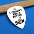 Son Gifts from Mom Dad I Couldn't Pick A Better Son Guitar Pick Musician Gift Ideas for Son Birthday Gifts from Mom Dad Graduation Gift for Son Christmas Gift for Musician Guitar Player Son