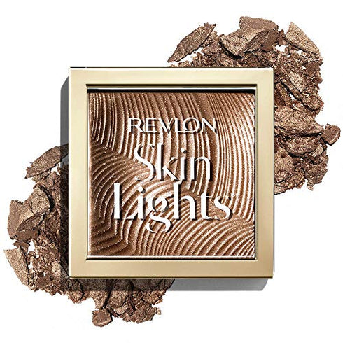 Revlon Skinlights Prismatic Powder Bronzer, Translucent-to-Buildable Coverage, Sunkissed Beam (115), 0.28 Oz