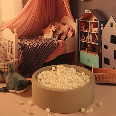 GOGOSO Ball Pit Balls for Kids ,100pcs Plastic Balls Crush Proof Baby Play Ball BPA Free Non-Toxic 2.15 Inch Pit Ball for Kids Birthday Party Pool Tent Party Favors Bath Playpen