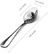 Snamonkia Small Appetizer Forks and Demitasse Spoons Stainless Steel Set of 12, 5.4 Inches, Salad Dessert Coffee Cocktail Espresso Flatware