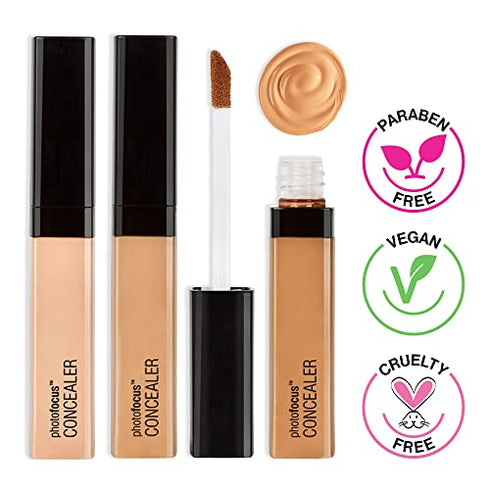 Wet n Wild Photo Focus Concealer, Light Honey, Under Eyes, Makeup, Blemish, Full Coverage, Lightweight