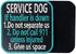 Service Dog If Handler is Down Vests/Harnesses Emblem Embroidered Fastener Hook & Loop Patch