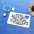 Engraved Wallet Insert Card for Husband Valentines Gift Couple Gifts To My Man Card Keychain Husband Gifts from Wife I Love You Gifts for Husband Boyfriend Christmas Anniversary Birthday Gifts for Men