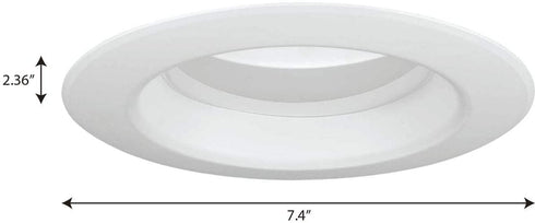 Intrinsic Recessed LED 8w Downlight for 5/6 inch Housings with 759 lumens 3000K