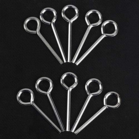 PAGOW 10 Pack 5/32" Standard Hex Dogging Key with Full Loop, Allen Wrench Door Key for Christmas Festival Party Decoration Hurricane Protection Push Bar Panic Exit Devices?0.84" x 2.78"