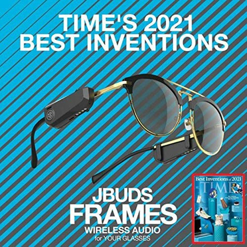 JLab JBuds Frames Wireless Open-Ear Audio for Your Glasses | 8-hour Bluetooth Playtime
