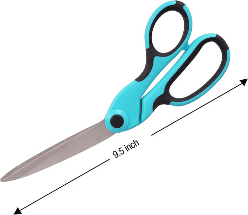 SINGER Professional Series Bent Scissors, 9 1/2", Teal