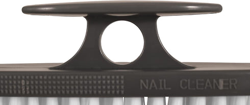 Superio Nail Brush Set (3 Pack) Cleaner with Handle - Durable Brush Scrubber to Clean Toes, Fingernails, Hand Scrubber All Surface Cleaning, Heavy Duty Scrub Brush Stiff Bristles, Easy to Hold (Grey)