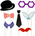 Kissral Photo Booth Props, 89 Pieces Funny Selfie Props with Sticks Costume Dress Up Accessories Photo Posing Props for Southwestern Party, Carnival Party, Wedding, Birthday Party