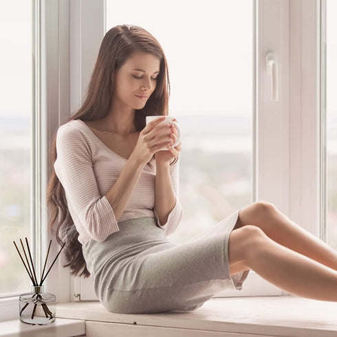 HOSSIAN 50pcs Reed Diffuser Sticks - Wood Rattan-Reed Sticks -Essential Oil Aroma Diffuser Sticks- Spa-Aromatherapy(7.5"/19cm) (Brown 7.5"/19cm)