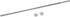 Umbra 244773-410-REM , Nickel Coretto 1/2-Inch Tension Drapery Rod for Window, 36 to 54-Inch