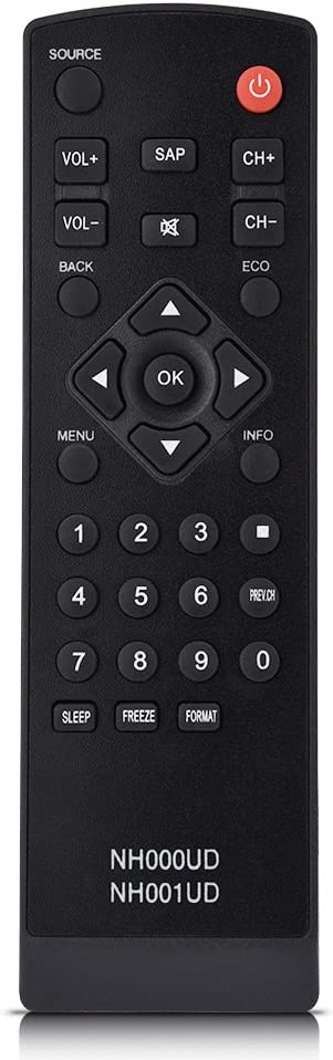 Replacement TV Remote Control for Emerson, Universal Durable TV Remote Controller for Emerson NH000UD with 10M Remote Distance
