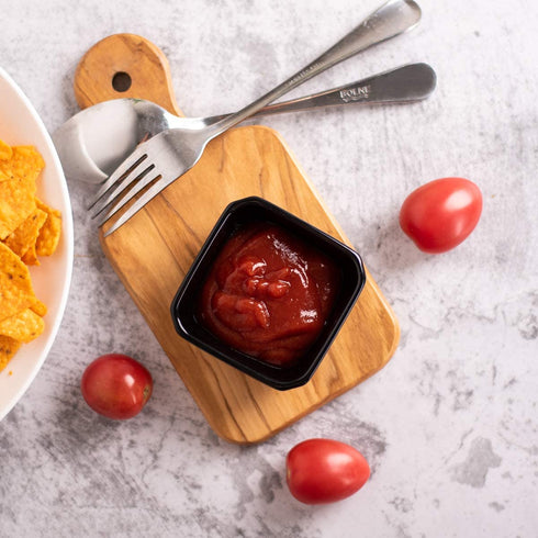 Delling 3 Oz Ceramic Side Dishes for Tomato Sauce, Soy, BBQ and other Party - Set of 6