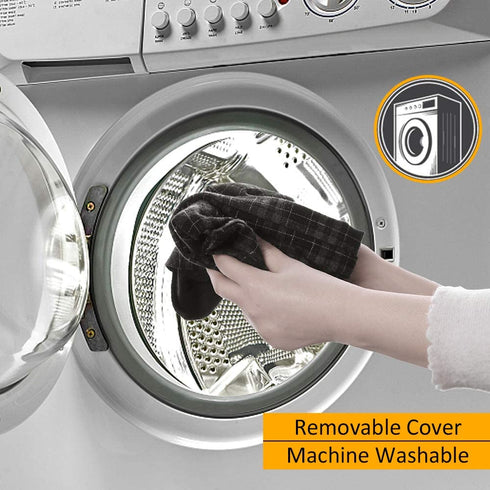 VISEMAN 36 Inch Under Door Draft Stopper-Twin Door Draft Blocker Guard, Double Sided,Machine-Washable