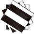 Plastic Tablecloth for Birthday Party, Black and White Stripes (54 x 108 in, 3 Pack)