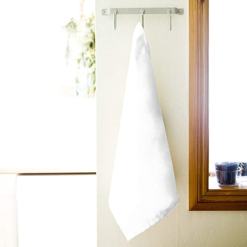 Trendy Beautiful Couple Flamingo with Santa's Hat Christmas Decor Soft Guest Large Home Hand Towels Multipurpose for Bathroom, Hotel, Gym and Spa (27.5"X17.5",White)