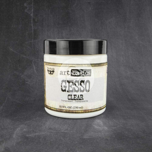 Prima Marketing 961466 Art Basics Gesso, 8.5-Ounce, Clear